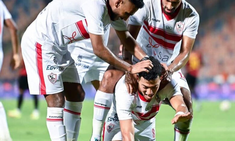 الزمالك يخطف الفوز بصعوبة من سيراميكا في الدوري المصري